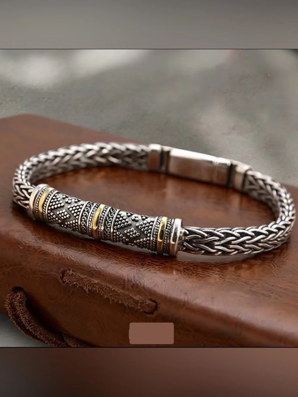 Solid 925 Sterling Silver Men’s Bracelet 5mm Wheat link Chain